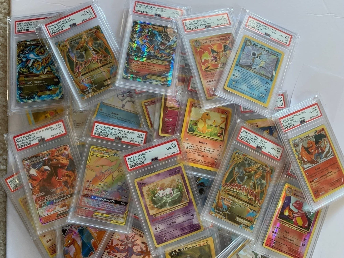 Pokemon PSA Graded Encased Card Display Case - Clear Acrylic Protection