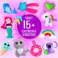Creative Kids Felt Sewing Kit - DIY Craft for 15+ Characters - Multicolor - Model 60402 - Fun for Kids 8+