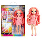 Rainbow High Pinkly - Pink Fashion Doll In Fashionable Outfit, With Glasses & 10+ Colorful Play Accessories. Gift For Kids 4-12 Years And Collectors