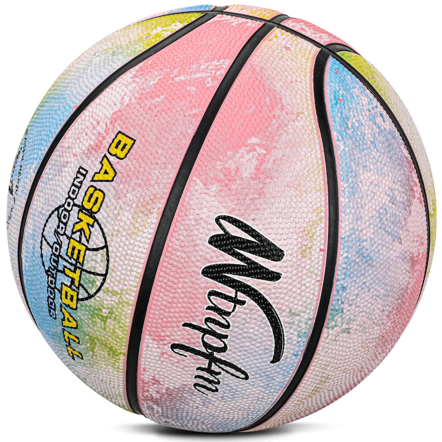 Wtnpfm Kids/Toddler Basketball For Age 1 2 3 4 5 6,Mini Basketball Size 3 (22-Inch) Game Play In & Outdoor For Little Girls And