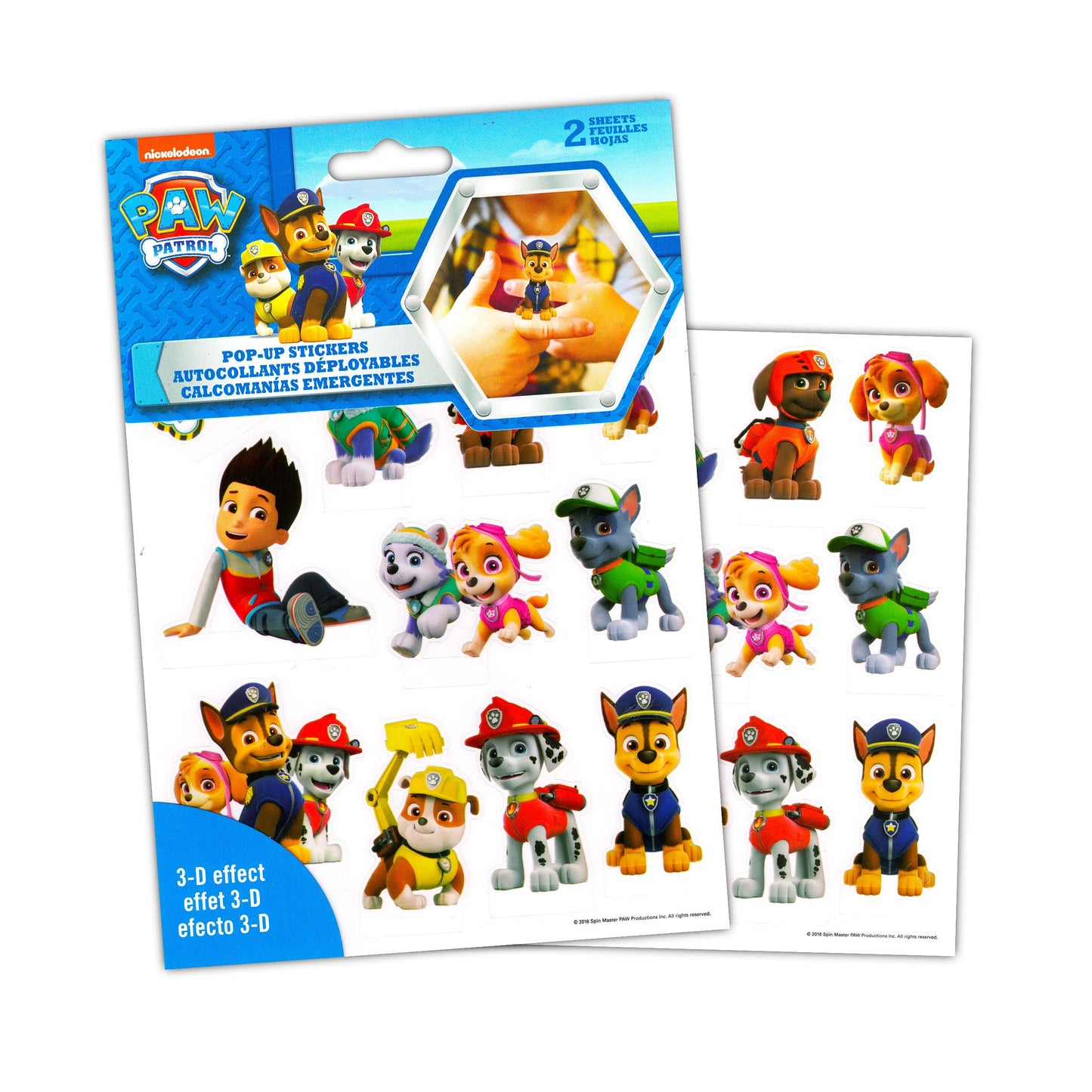 Nickelodeon Imagine Ink Coloring Book Set for Girls Boys - 12 Pack No Mess with Paw Patrol Stickers (Paw Patrol Party Favors Bun