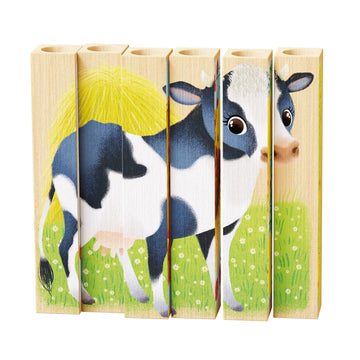Mix-N-Match Wood Puzzle Baby Animal