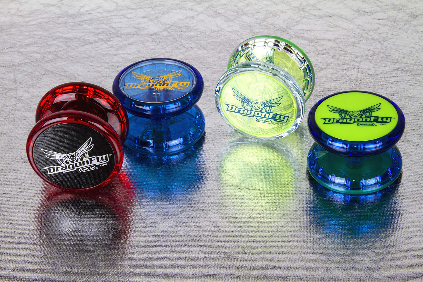 Duncan Dragonfly Yo-Yo -Clear With Green Cap
