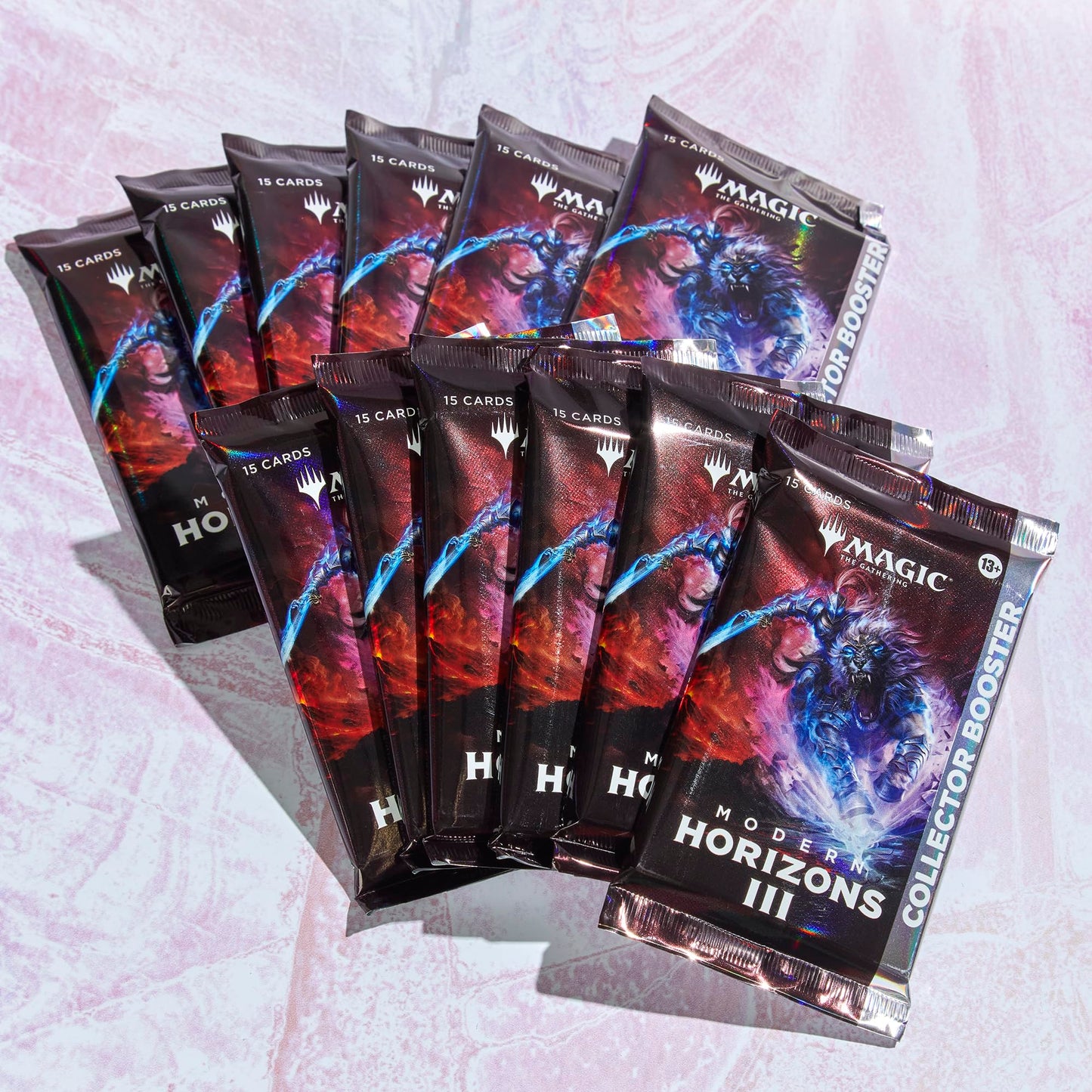 Magic: The Gathering Modern Horizons 3 Collector Booster Box - 12 Packs, Multicolor, Model D32920000, Cardboard, Klein Size