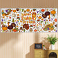 Ohome Thanksgiving Giant Coloring Poster/Tablecloth-Thanksgiving Crafts For Kids-30 X 72 Inches Jumbo Paper Coloring Banner Than