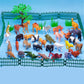 Baivyle Safari Animals Figures Toys-53 Piece Mini Realistic Wild Vinyl Plastic Farm Animal Toys Set, Animal Party Favors Zoo Animals Toys For Kids 3-5, Forest Animal Cake Toppers