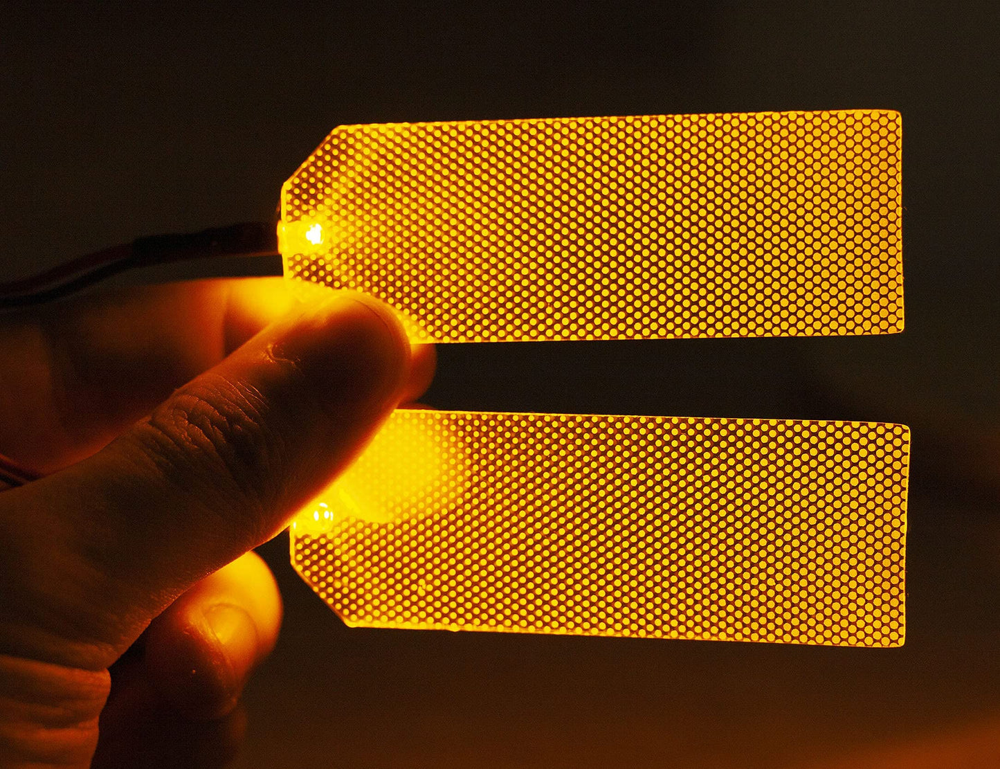 mlnyitus Flexible Helmet led Light Decorations led Lights Flexible Cosplay DIY kit Decorations RGB Superhero for Men Gifts Yello