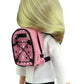 American Fashion World Doll Pink Sequin School Backpack for 14-Inch Dolls | enhanced Quality & Trendy Design | Dolls Accessories | Perfect Fit for Popular Brands