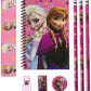 Ratpaneete Disney Frozen Princess Anna Elsa & Olaf Stationary Set for Kids - Pink