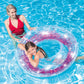 Intex Transparent Glitter Tube Inflatable Swimming Pool Float Raft Ring