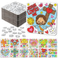 Realspring 24 Pack Religious Jesus Loves Me Color Your Own Jigsaw Puzzles for Kids 3-5, 4-6, 6-8, Coloring Crafts DIY Paper Puzz