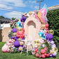 146Pcs Butterfly Balloons Purple And Pink Butterfly Balloon Arch Kit For Baby Shower, Wedding, Birthday Decorations