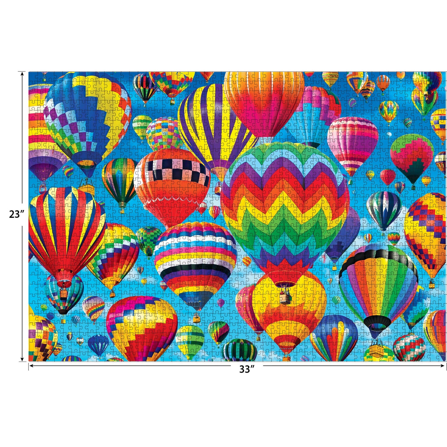 KODAK PREMIUM PUZZLES 1500 Piece Jigsaw Puzzle - RoseArt Balloons in Flight - Colorful Paper Puzzle for Adults