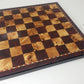 18' High Gloss Cherry & Burlwood Color Chess Board