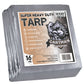 Finished Size 12 X 20 Extra Thick 16 Mil Ultra Heavy Duty Poly Tarp, Multipurpose Protective Cover, Uv Resistant, Waterproof Pol