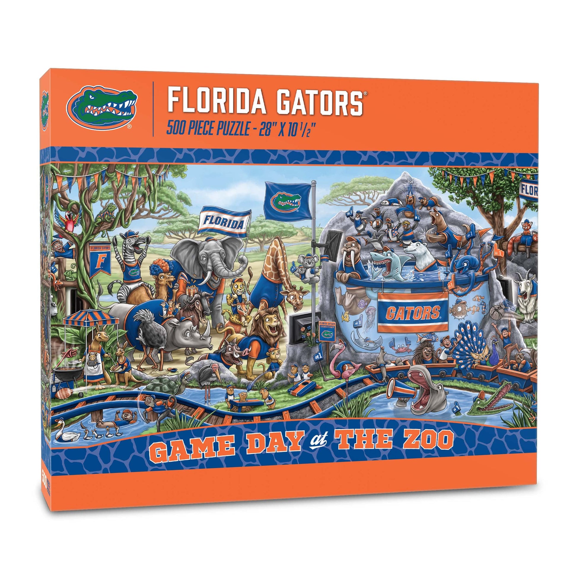 YouTheFan NCAA Florida Gators Game Day at The Zoo 500pc Puzzle