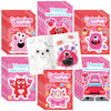 JAPBOR Valentines Day Coloring Book - 24PCS Mini Valentine Monster Color Books Bulk for Party Favors, Sweet Romantic Themed Sma
