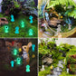 Kimober 20Pcs Mini Glow In Dark Tree Elves,Luminous Resin Ghost Micro Miniature Tiny Alien Figures For Garden Moss Landscape Aquarium Dollhouse Decoration Diy Terrarium Crafts
