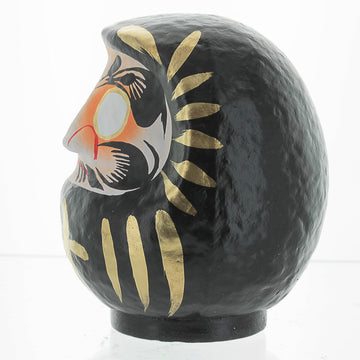 Daimonya Daruma Doll - Made in Japan - Wellness & Growth (Green, Medium 4.7 inch)