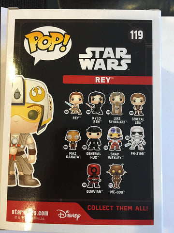 Funko Pop! Star Wars Rey #119 (With X-Wing Helmet Exclusive)