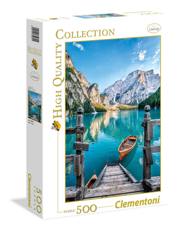 Clementoni 35039.1 Clementoni-35039 Collection-Braies Lake-500 Pieces, Multi-Colour, 6 (Eu)