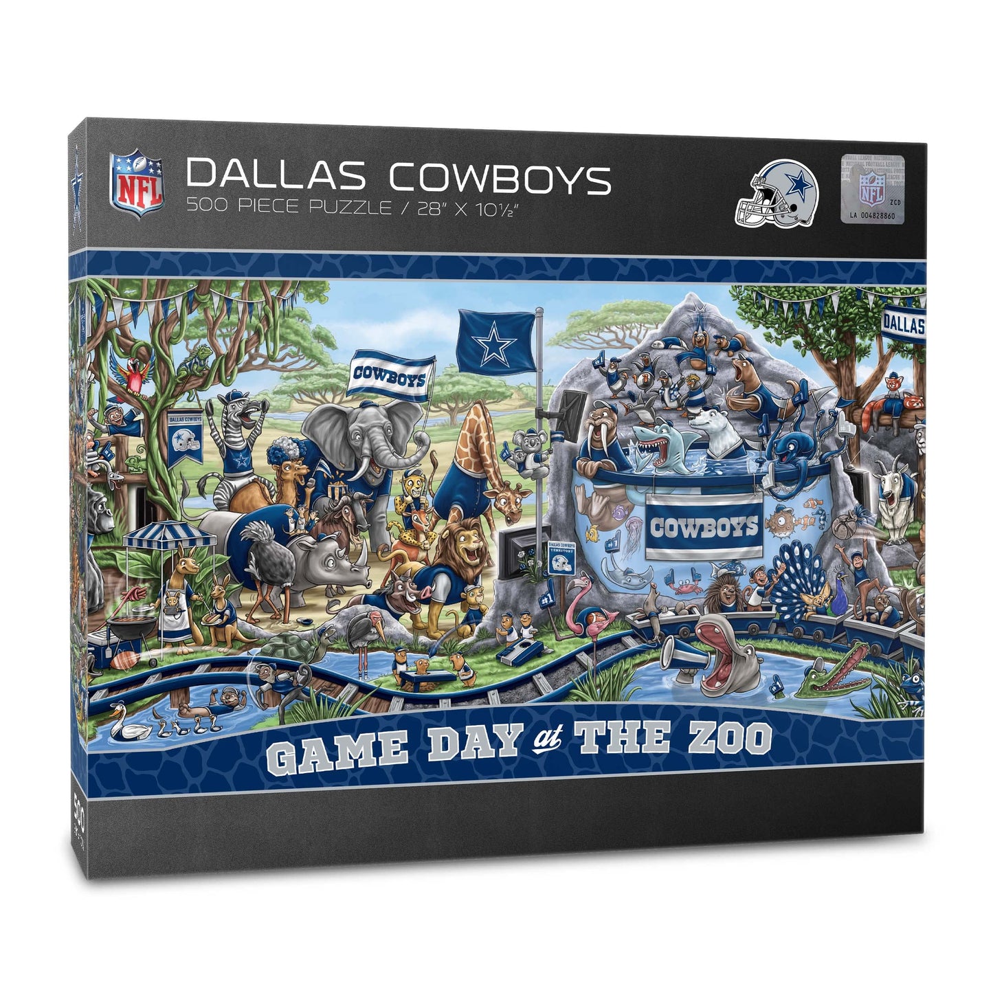 YouTheFan NFL Dallas Cowboys 500pc Puzzle - Cardboard, Team Colors, Model 3703520