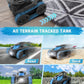 Eulogia RC Tracked Car, Remote Control Stunt Car, 360-degree Upright Rotating, RC Crawler Driving with LED Lights, 4WD All Terra