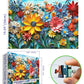 Miniwan Puzzles For Adults 1000 Pieces Colorful Flower 1000 Pieces Jigsaw Puzzle For Adults Challenging Art Paper Puzzle Impossi