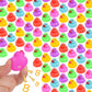 90-Pack Mini Rubber Ducks Set, Mini Colorful Rubber Duckies Bath Toy For Child,Float & Squeak Tiny Ducks Pool Toy Set For Kids Party Favors,Birthday Party Supplies,Prize Rewards