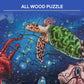 Ravensburger Under The Sea 500-Piece Vibrant Wooden Jigsaw Puzzle | Stress-Reducing Fun | Eco-Friendly Materials | Certified By The Forest Stewardship Council