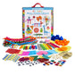 Kid Made Modern My First Arts & Crafts Set For Kids Ages 3 4 5 6 7 8+ - Ideal Preschool Craft Kits For Boys & Girls Toddler - 200+ Pieces Bulk Craft Supplies & Materials Kit For Fun Art Projects