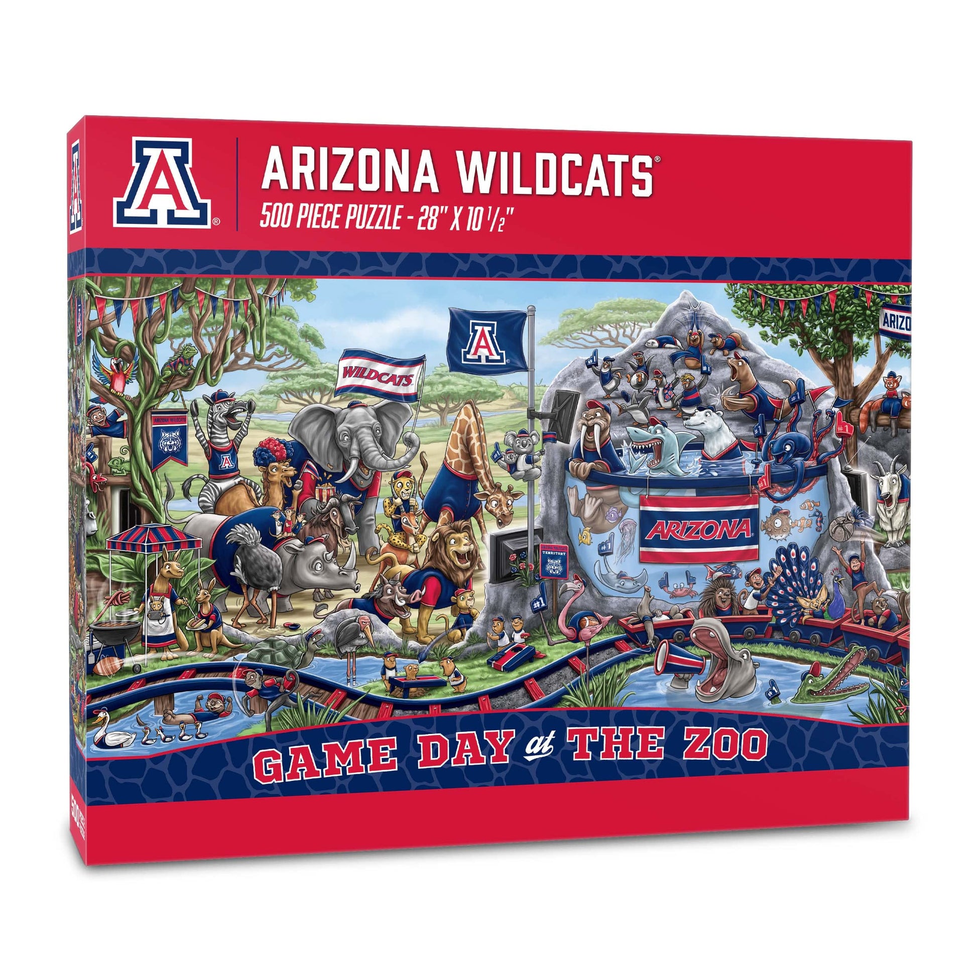 YouTheFan NCAA Arizona Wildcats Game Day at The Zoo 500pc Puzzle