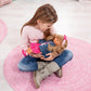 Bayer: My First Charlene - 16 Sounds Doll - Kissing & Laughing Sounds, Jean Jacket, Pink & Flowers, Soft Body Doll, Kids Toy, Ag