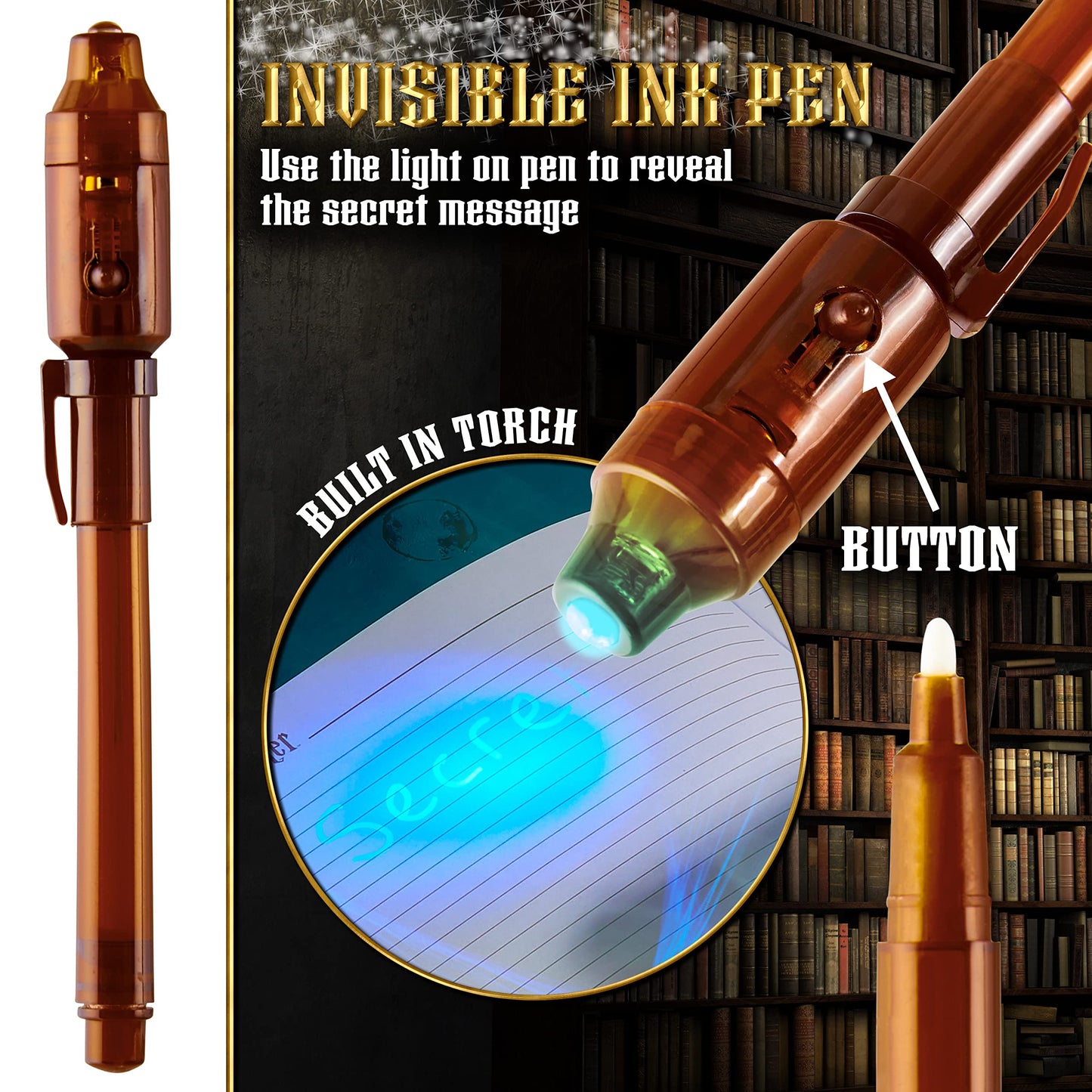 Harry Potter Secret Diary, Magical And Fun Diary With Lock, Keys, And Invisible Ink Pen, Stylish Journal For Everyday Writing, Gifts For Girls And Boys