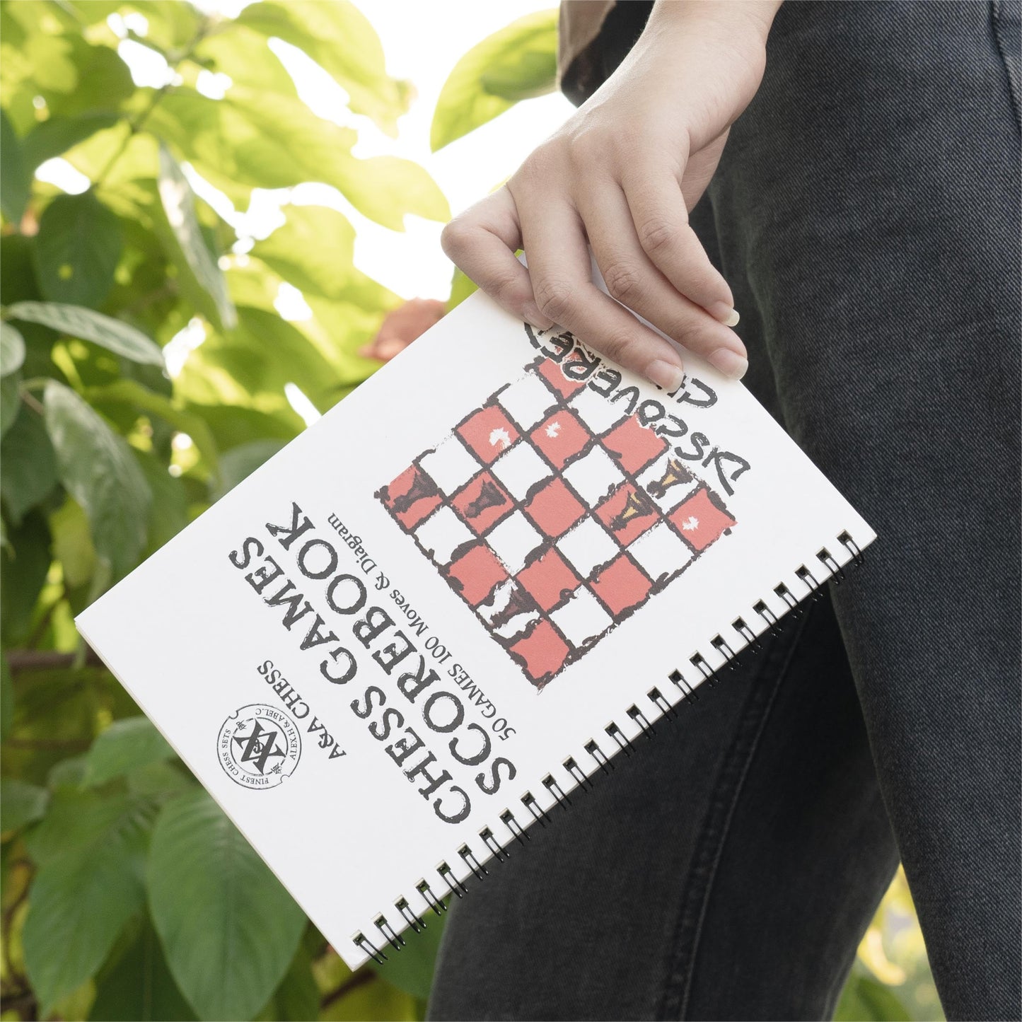 A&A Eye-Protection Chess Scorebook/Matches, Score Pad / 50 Games / 100 Moves / 2 Pack