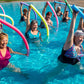 The Dreidel Company Floating Pool Noodles Foam Tube, Thick Noodles For Floating In The Swimming Pool, Assorted Colors, 52 Inches Long (Red)
