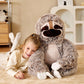 EARTHSOUND Giant Sloth Plush Toy, 30" Jumbo Brown Stuffed Animal, Soft Polyester, Perfect Gift for Kids and Girlfriend