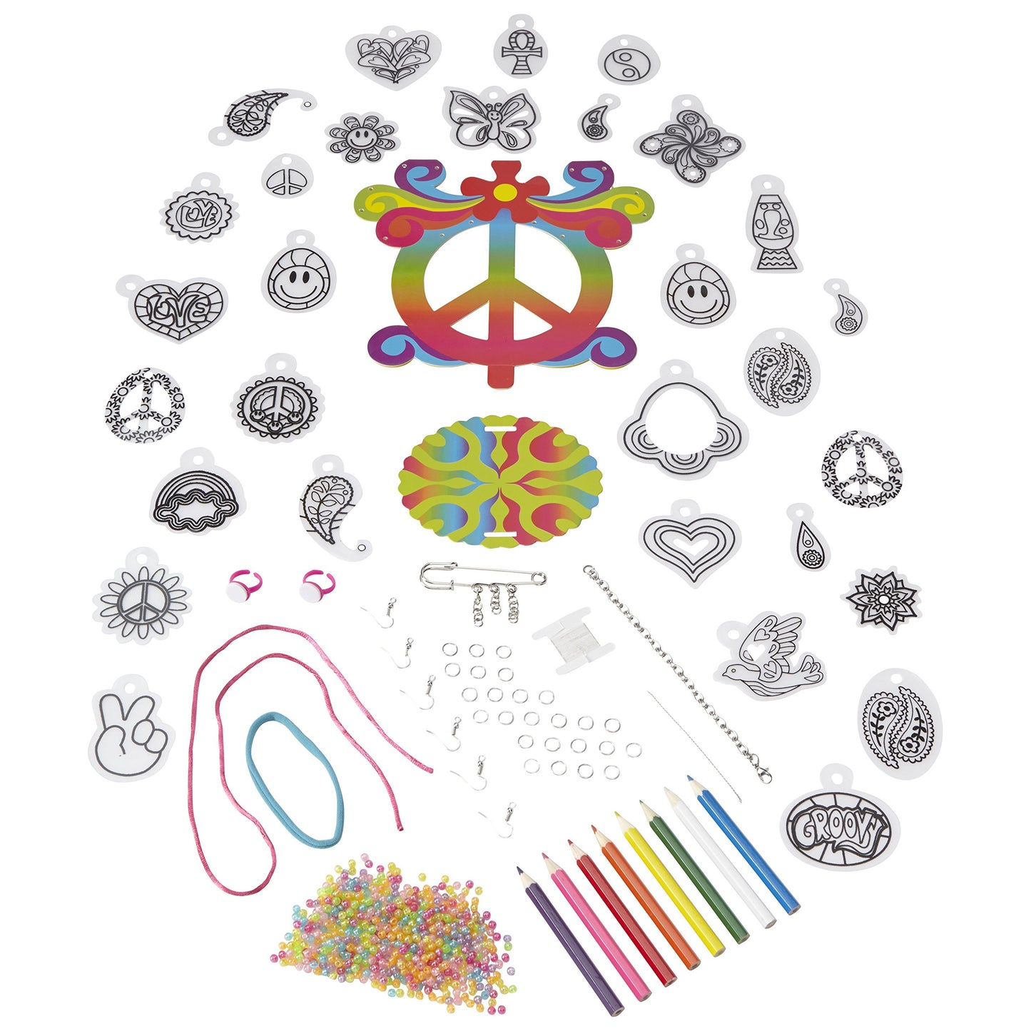 Shrinky Dinks Peace and Love Jewelry Kit