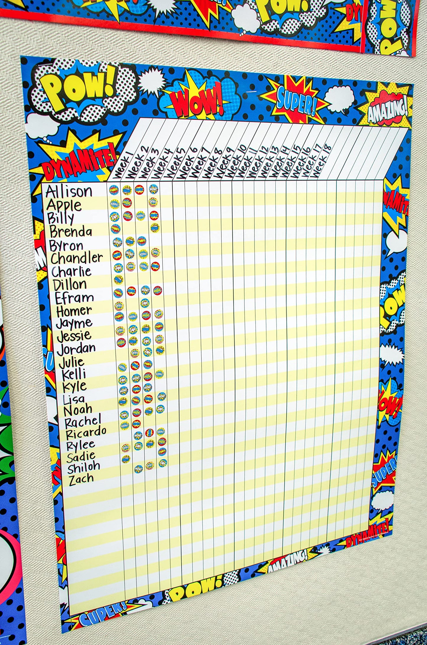 Teacher Created Resources Superhero Mini Stickers, 378 Pieces