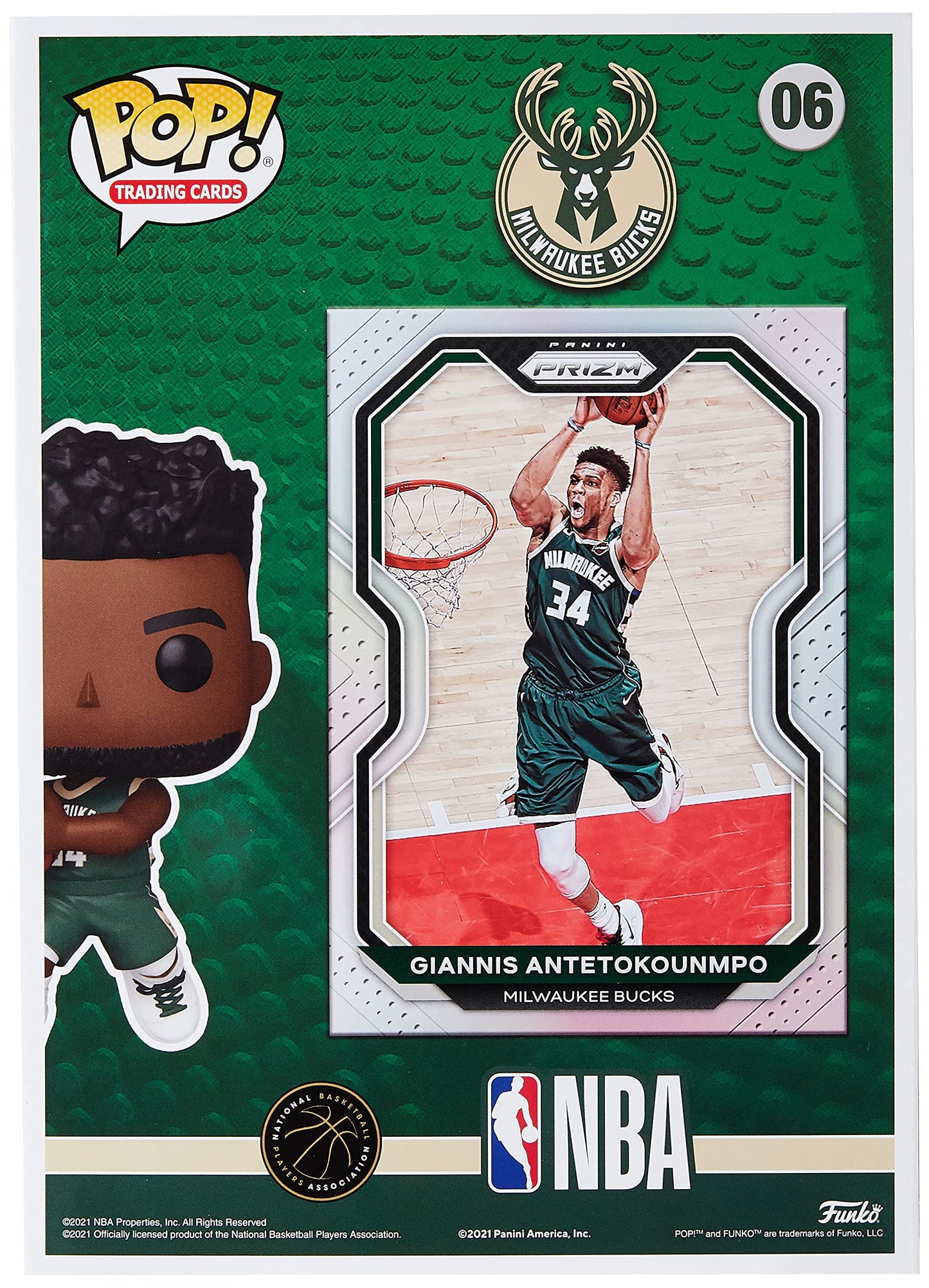 Funko Pop! Nba Trading Cards: Giannis Antetokounmpo