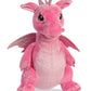 Aurora® Enchanting Sparkle Tales™ Dahlia Dragon™ Stuffed Animal - Magical Adventures - Endless Play - Pink 12 Inches