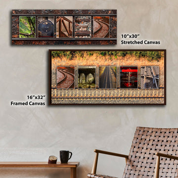 Personal-Prints TRAIN Personalized Railroad Name Art D  cor or Gift for the Engineer or Train Enthusiast | Customized Railroad o