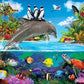 MasterPieces 300 Piece EZ Grip Jigsaw Puzzle - Dolphin Ride - 18x24