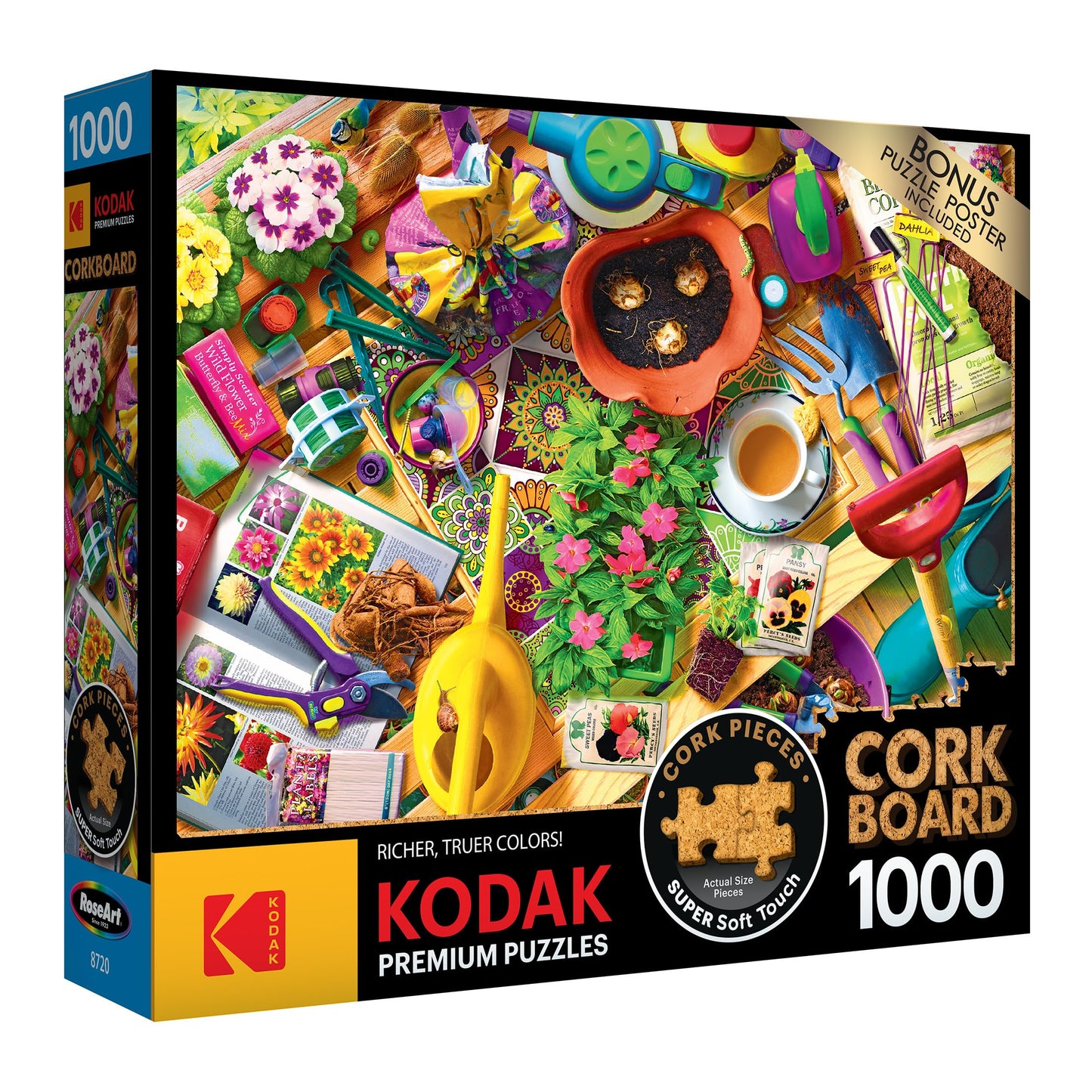 Roseart - Kodak Premium Cork - Inside The Gardener'S Shed - 1000 Piece Jigsaw Puzzle For Adults