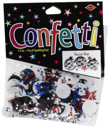Beistle Soccer Star Confetti