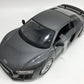 Maisto Audi R8 V10 Plus Model Car - 1:24 Scale - Metallic Grey - FBA_1634 - Metal Construction