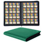 MORABTO Trading Card Binder, 16 Pocket Holds 1408 Cards, Zipper Album, Green, Model M-16P CARD BINDER 01