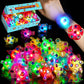 Mikulala 24 Pack LED Light Up Fidget Spinner Bracelets,Party Favors for Kids 4-8 8-12 Goodie Bag Stuffers,Glow in The Dark Party