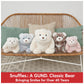GUND Original Snuffles Teddy Bear, Pink, 10” Premium Stuffed Animal for Ages 1+, Model 6050370, Soft Fabric