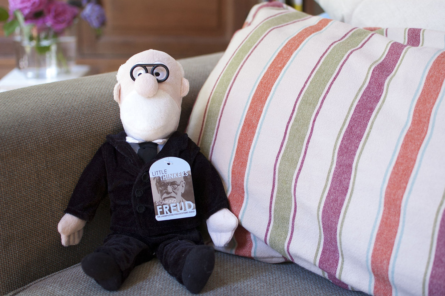 The Unemployed Philosophers Guild Sigmund Freud Doll - 11" Plush Soft Toy, Model 0162